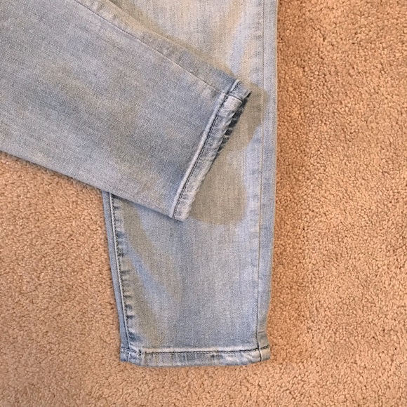 Earl Distressed Skinny Jeans Womens Size 8 Ankle Length Super Stretch Denim Blue - Picture 12 of 16